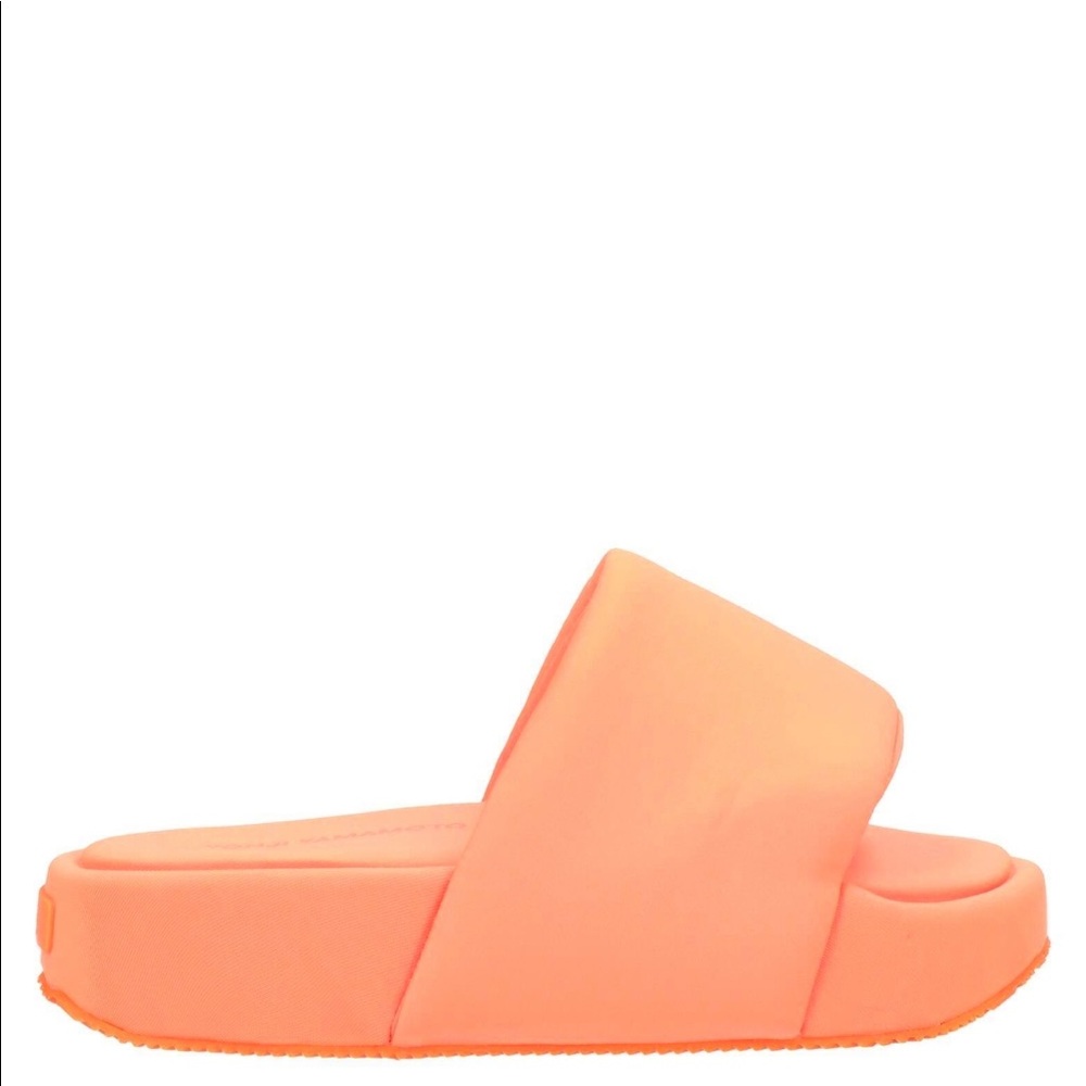 Y-3 Yohji Yamamoto & Adidas women’s neon orange sandals - Picture 4 of 9